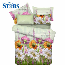 GS-FM3DRF-10 factory woven 100% polyester custom printed bedsheet printed fabric design